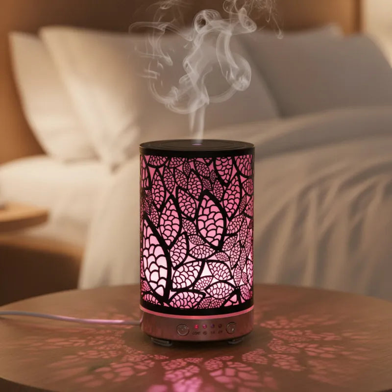 Diffuseur parfum bureau métal design aromathérapie zen