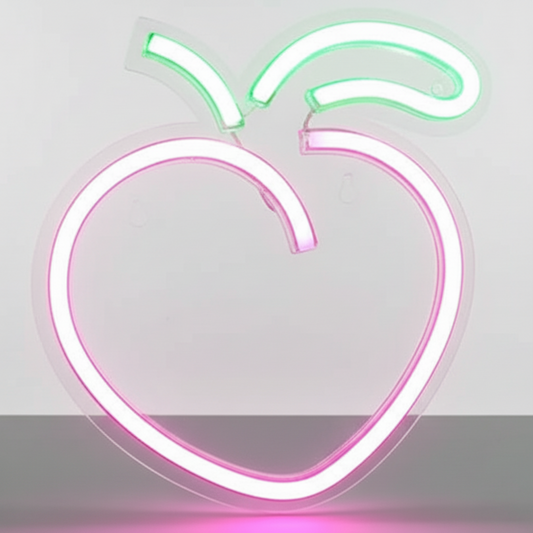 Wand Neon | Rosa Pfirsich 