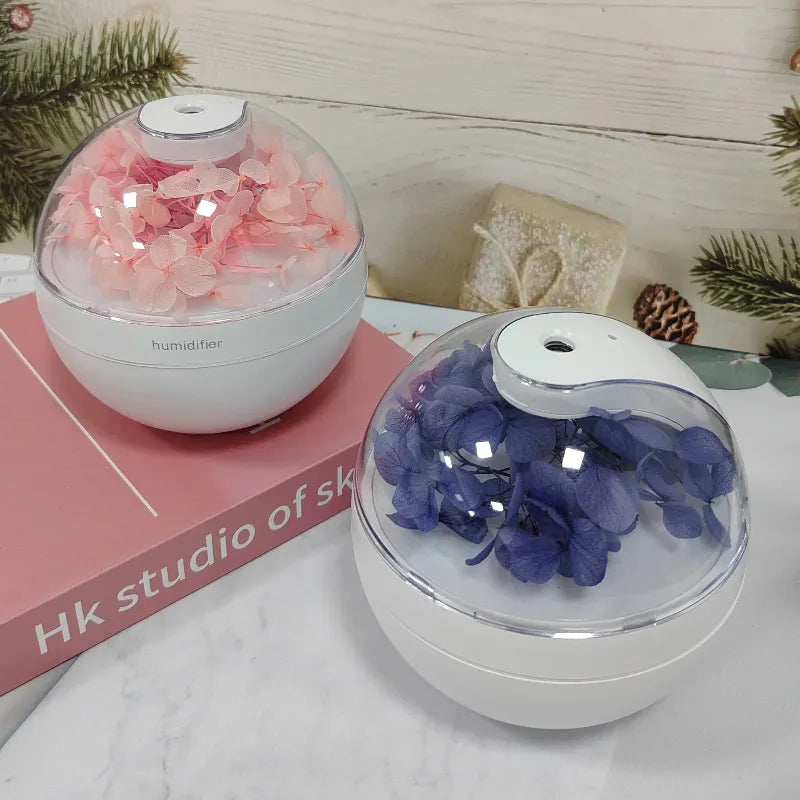 Diffuseur Fleur Silencieux Brume Fine