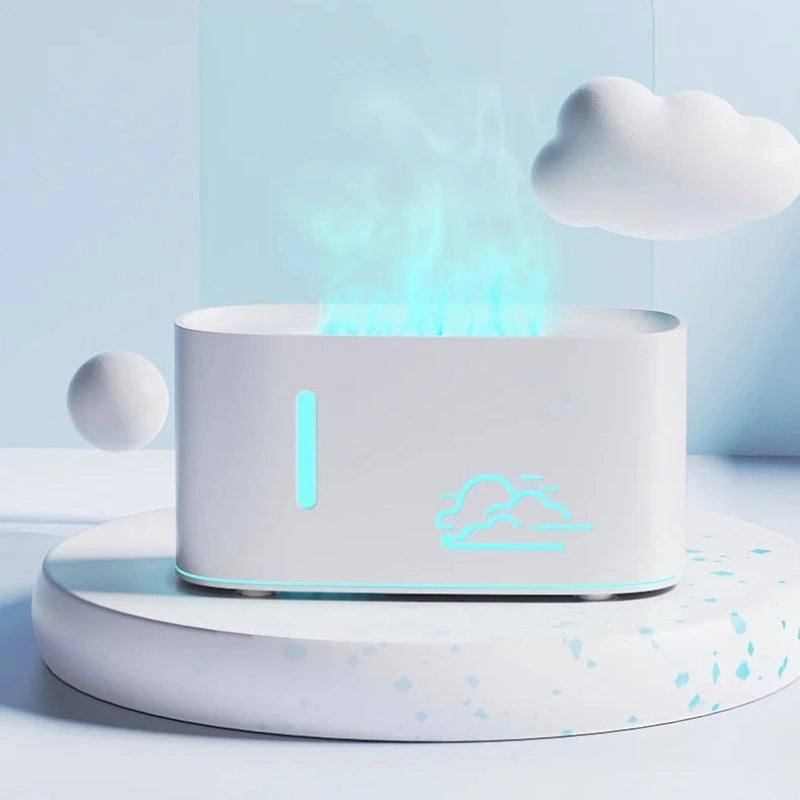 Lampe diffuseur flamme réaliste pour aromathérapie