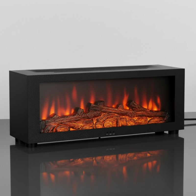 Diffuseur flamme cheminée zen chambre salon 150ml silencieux