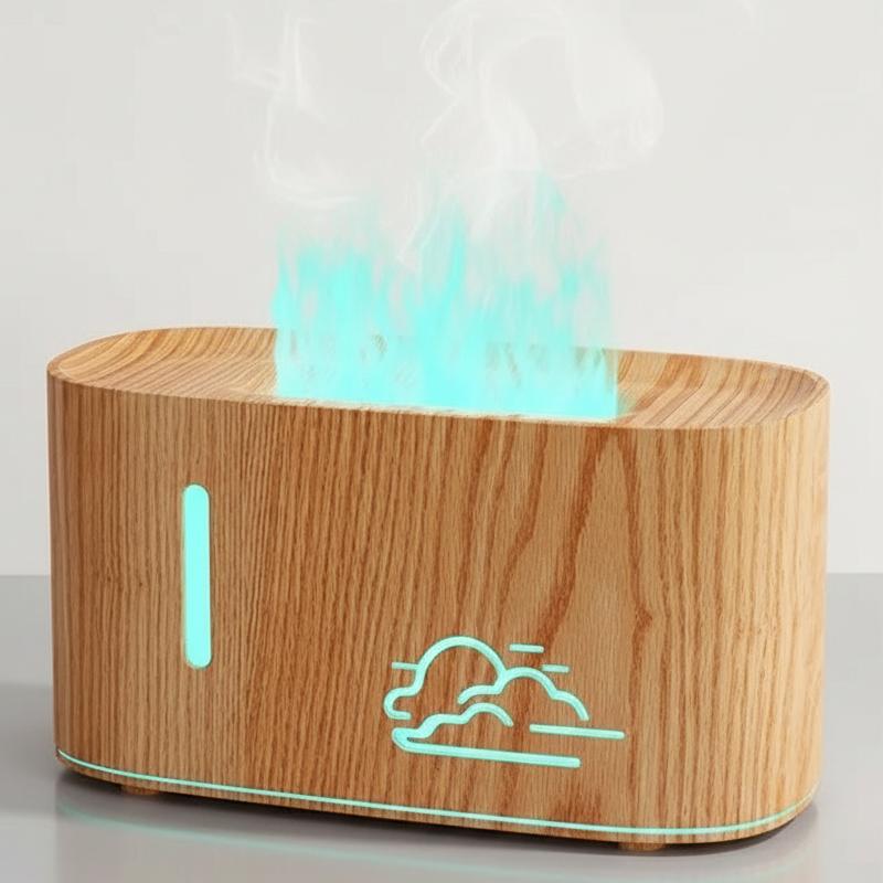 Diffuseur flamme LED parfum effet réaliste sans danger