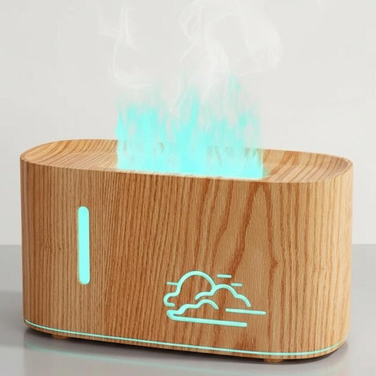 Diffuseur flamme LED parfum effet réaliste sans danger