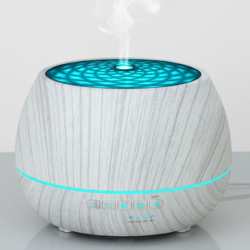 Diffuseur huiles essentielles smart Tuya WiFi 400ml connecté