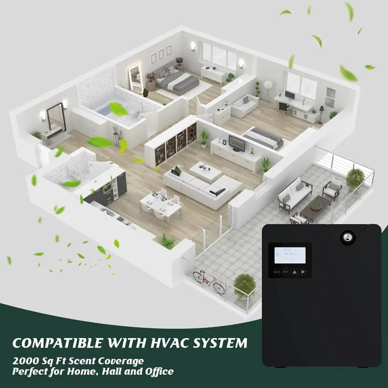 Diffuseur huiles essentielles ultrasonique WiFi brumisation silencieuse