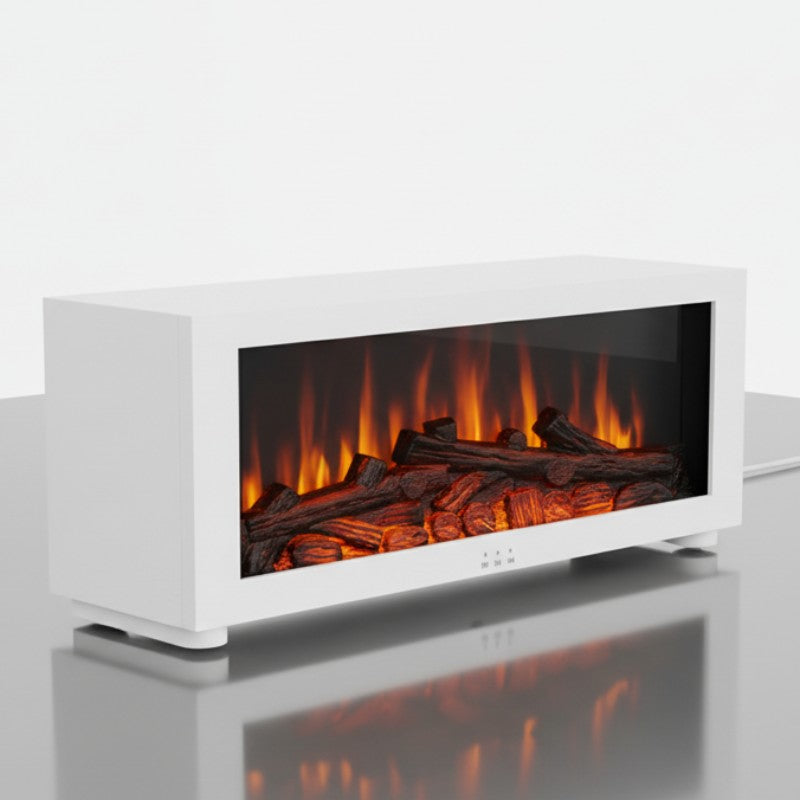 Diffuseur huiles essentielles flamme cheminée brume ultrasonique