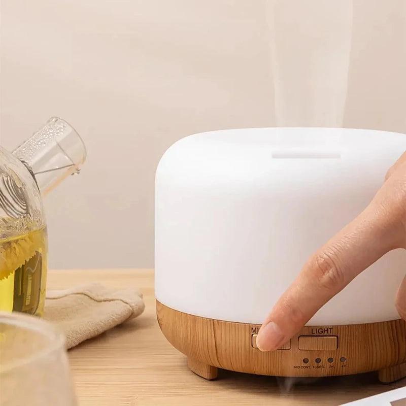 Diffuseur à huiles essentielles design moderne avec lumière LED changeante