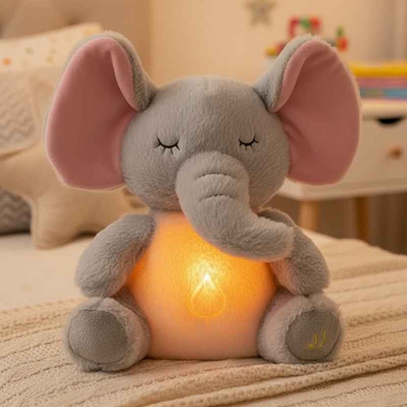 Nounours Eléphant qui respire pour dormir
