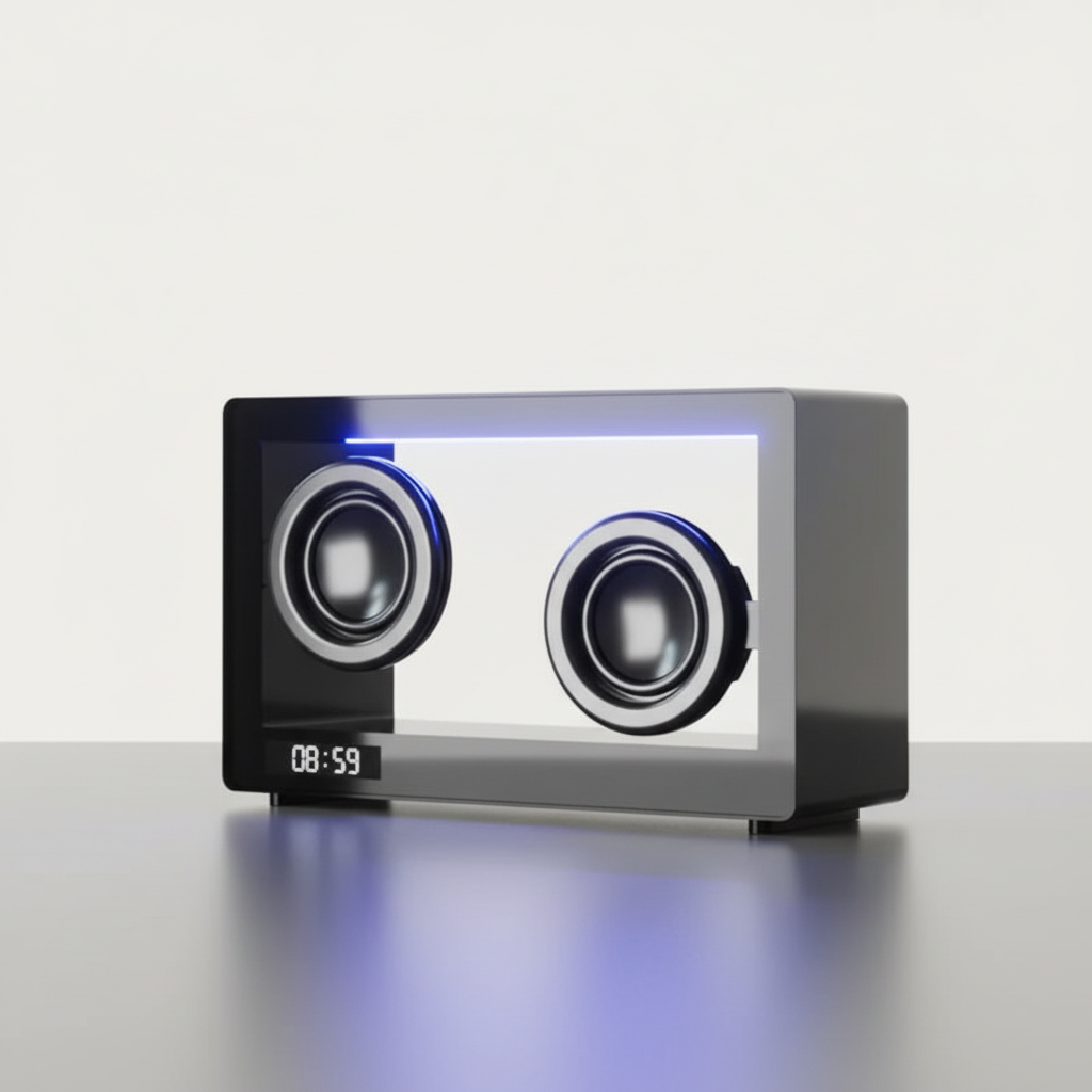 Enceinte Transparent Bluetooth Lumineuse Veilleuse de rêve