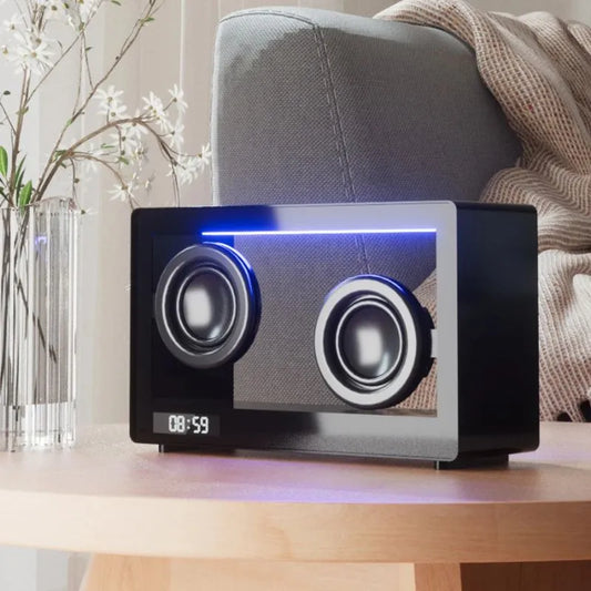 Transparent Speaker Noir Lumineux