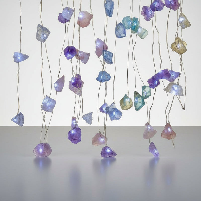 guirlande quartz lampe bien-être ambiance relaxation