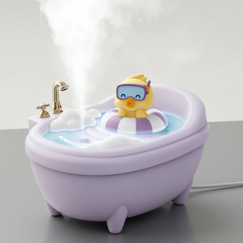 humidificateur canard LED enfant vapeur lumière multicolore chambre