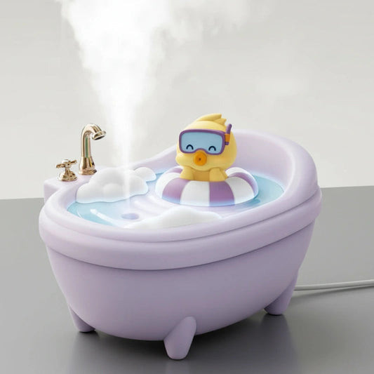 humidificateur canard LED enfant vapeur lumière multicolore chambre