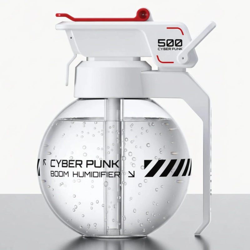 setup gaming humidificateur grenade cyberpunk déco futuriste