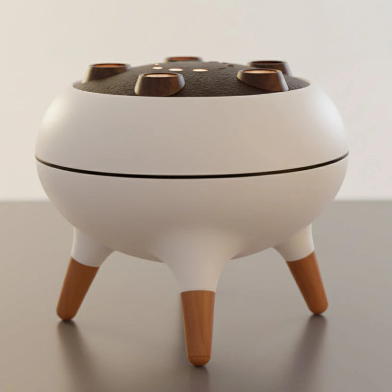 Humidificateur ultrasonique volcan méduse 360ml effet flamme