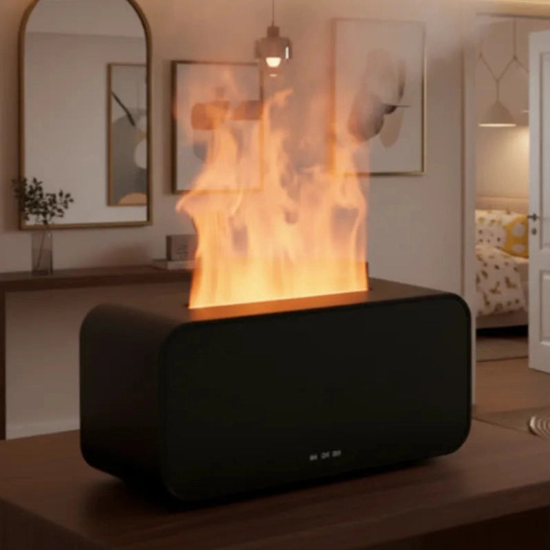 Humidificateur d'air à flamme aromathérapie