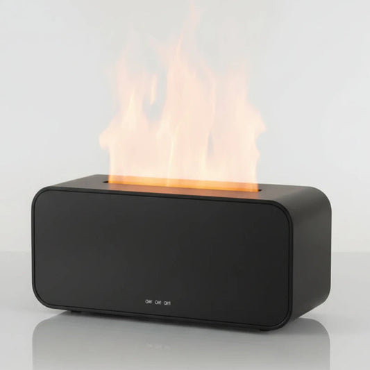 Humidificateur d'air flamme LED effet cheminée chambre adulte