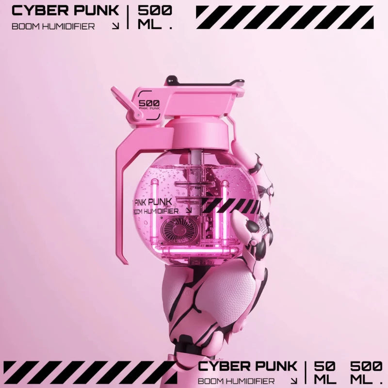 humidificateur grenade gaming cyberpunk brume aromathérapie