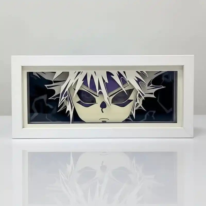 tableau lumineux Killua Hunter x Hunter éteint design détaillé