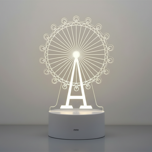 Lampe 3D Grande Roue Veilleuse de rêve