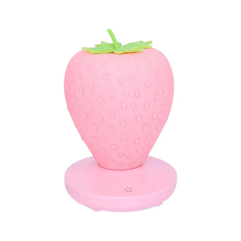 Lampe Chevet Enfant En Forme De Fraise - Veilleuse de rêve 