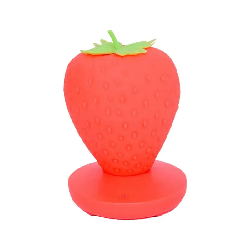 Lampe Chevet Enfant En Forme De Fraise - Veilleuse de rêve 