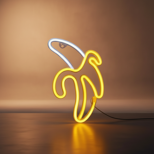 Lampe Néon Banane Murale Veilleuse de rêve