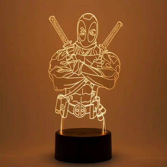 Deadpool Veilleuse 3D