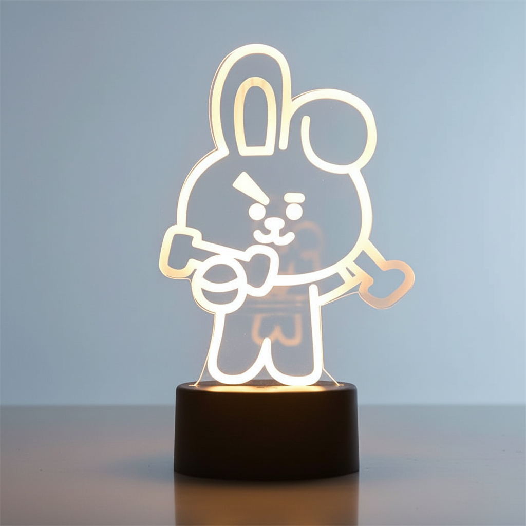 Lampe 3D Hello Kitty Sport Veilleuse de rêve