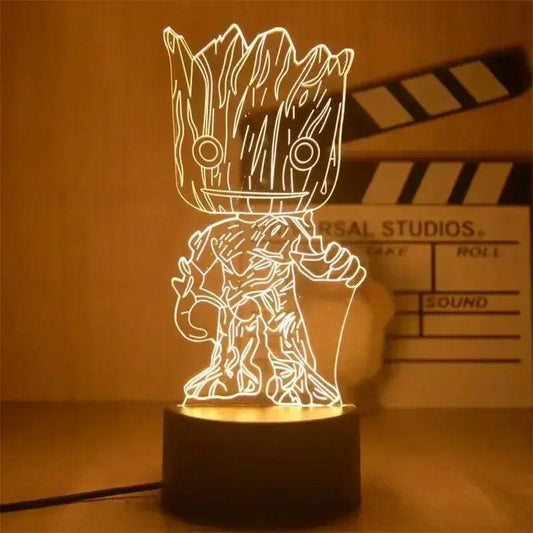 Lampe 3D LED Baby Groot - Veilleuse de rêve 