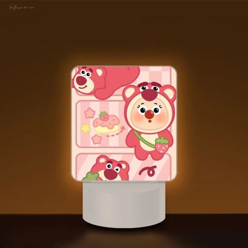 Disney Anime Lilo & Stitch Cartoon Stitch LED Lamp Kids Kawaii Bedside Night Lamp Table Lamp Bedroom Decoration Surprise Gift Veilleuse de rêve