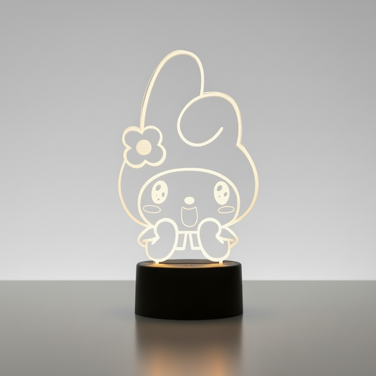 Lampe 3D Melody Étonné Veilleuse de rêve