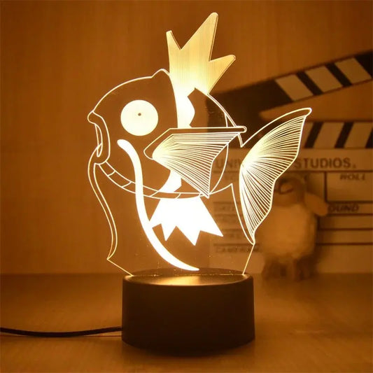 Veilleuse de rêve | Lampe 3D Pokémon | Magicarpe