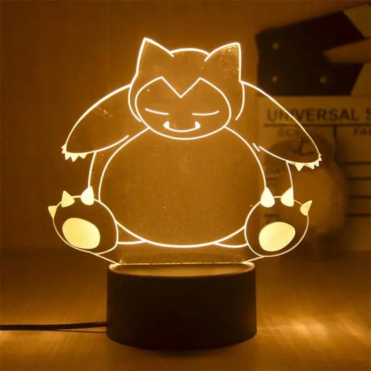 Veilleuse de rêve | Lampe 3D Pokémon | Ronflex