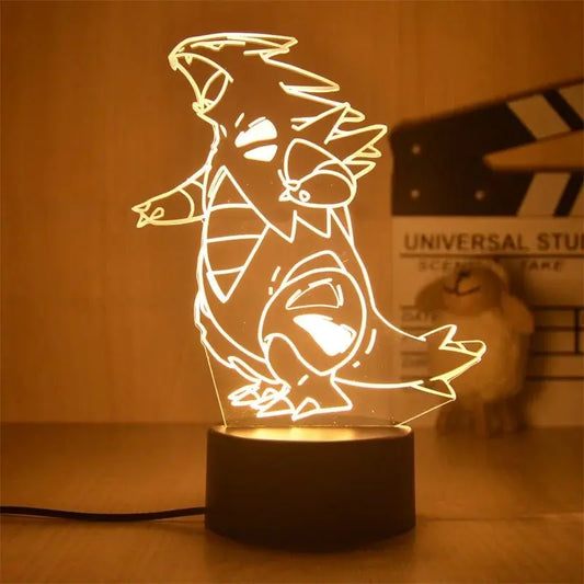 Veilleuse de rêve | Lampe 3D Pokémon | Tyranocif