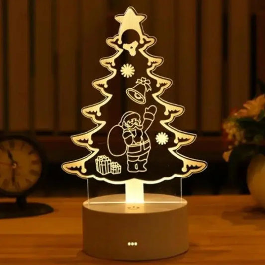 Sapin Noel lumineux 3d | Veilleuse de rêve