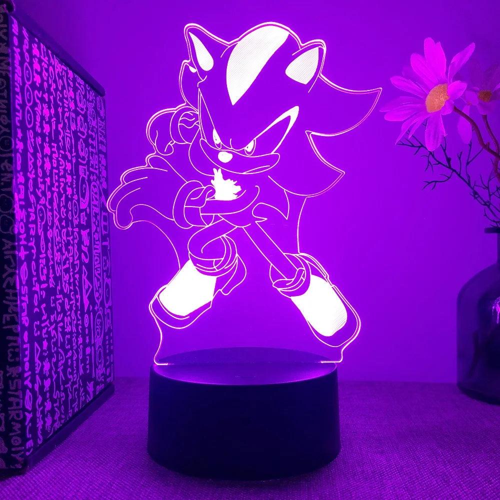 Lampe 3D Sonic Shadow - Veilleuse de rêve 