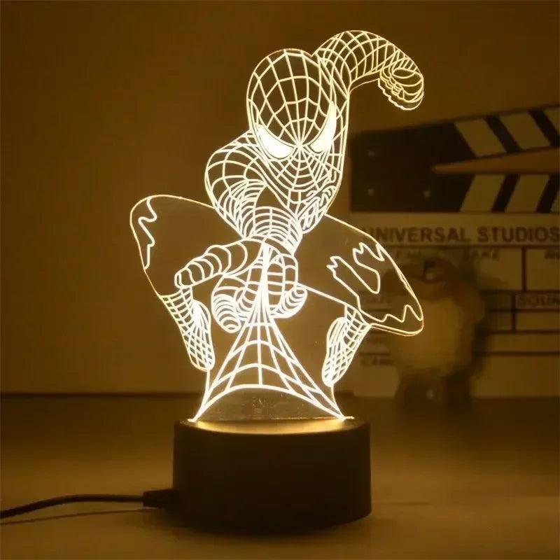 Lampe 3D Spiderman - Veilleuse de rêve 