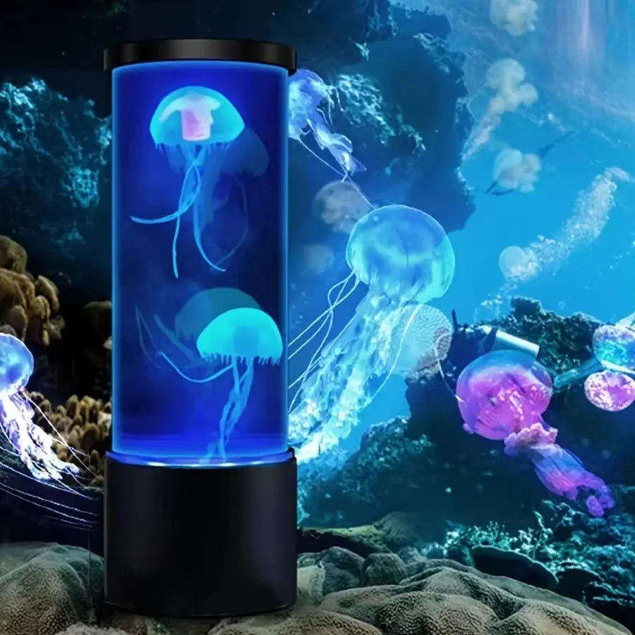 Aquarium Light with Remote Control 8 Colors LED Jellyfish Lamp Home Decoration Lights Atmosphere Lights Home Pet Supplies Veilleuse de rêve