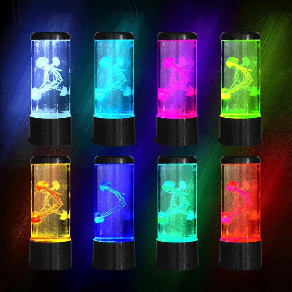 Aquarium Light with Remote Control 8 Colors LED Jellyfish Lamp Home Decoration Lights Atmosphere Lights Home Pet Supplies Veilleuse de rêve