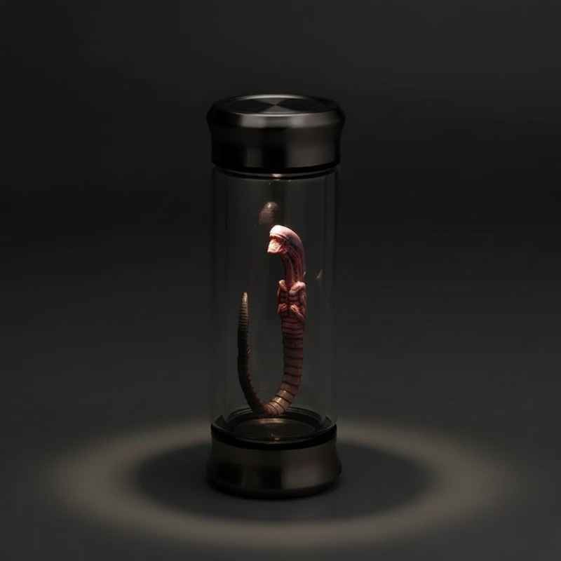 lampe alien xenomorph lumière douce ton chaud