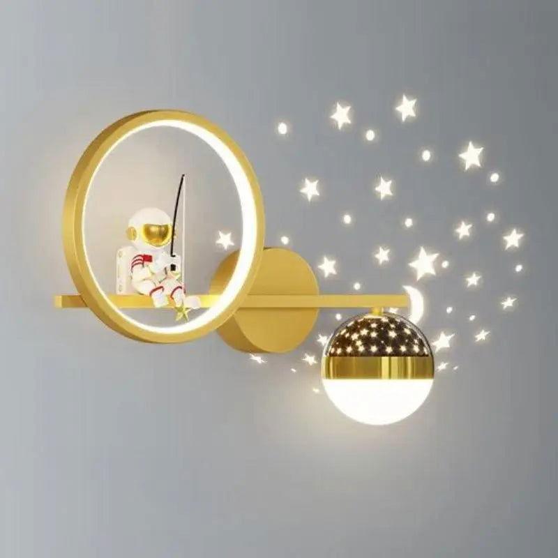 Lampe Astronaute Applique Murale Etoile - Veilleuse de rêve