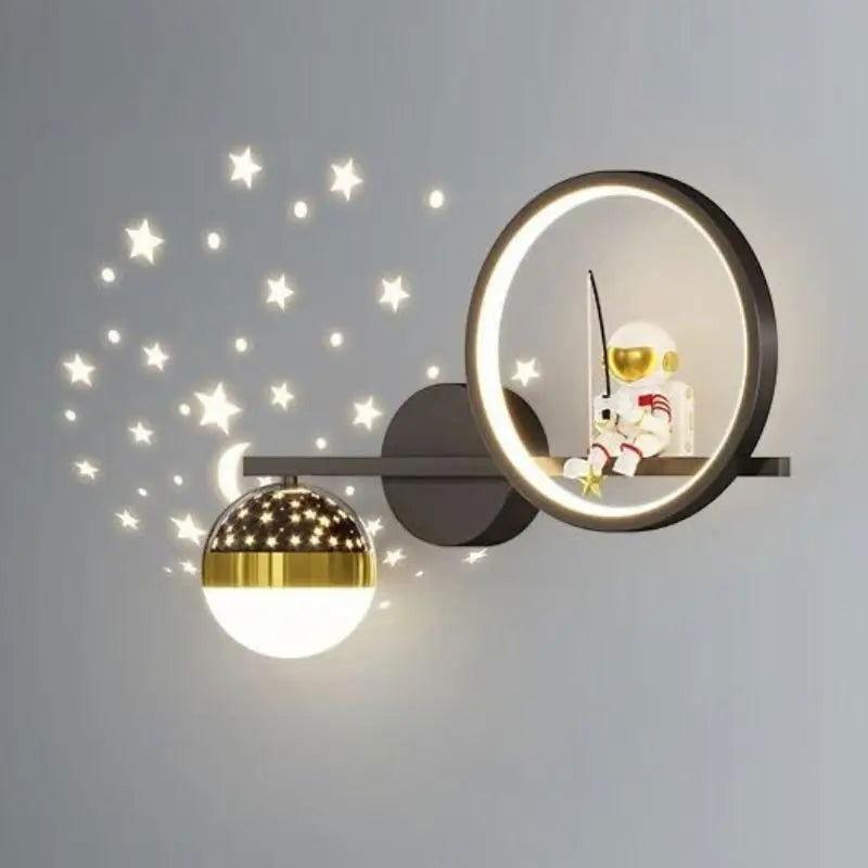 Lampe Astronaute Applique Murale Etoile - Veilleuse de rêve