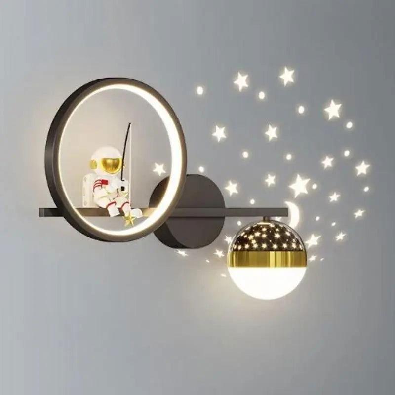 Lampe Astronaute Applique Murale Etoile - Veilleuse de rêve