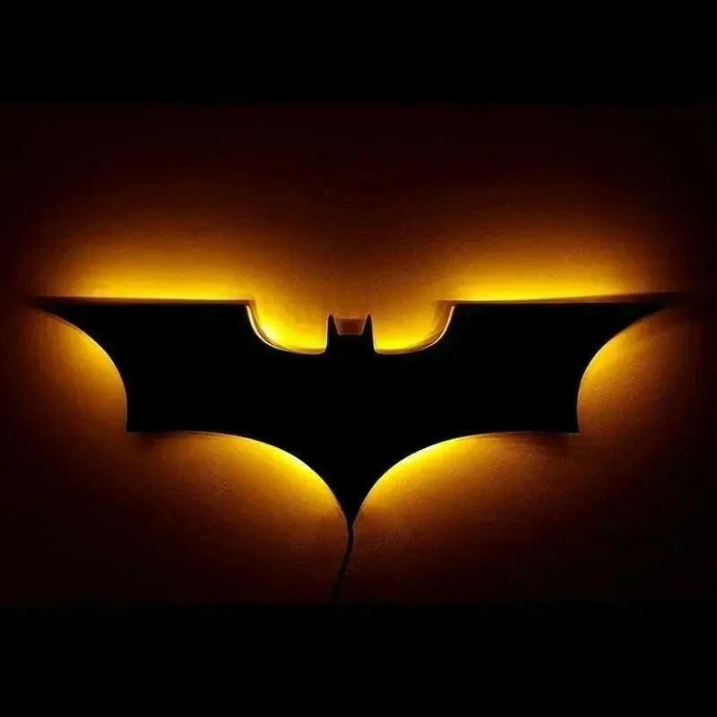 Lampe murale Batman silhouette chauve-souris éclairage magique
