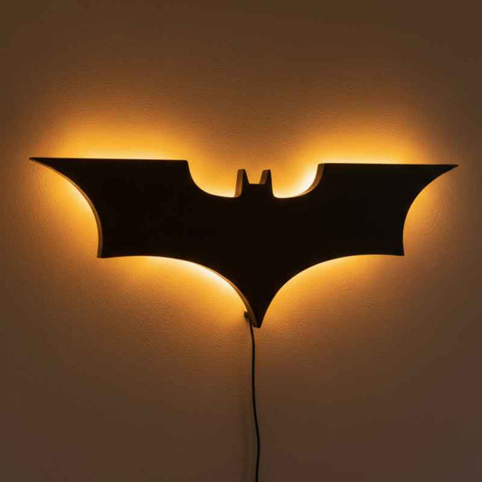 Lampe Batman murale chauve-souris fixation mur ou table chevet