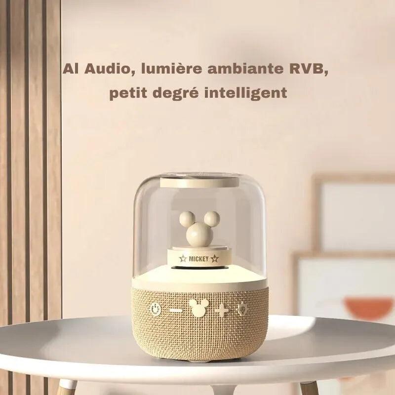 Lampe Bluetooth Enceinte Mickey - Veilleuse de rêve 