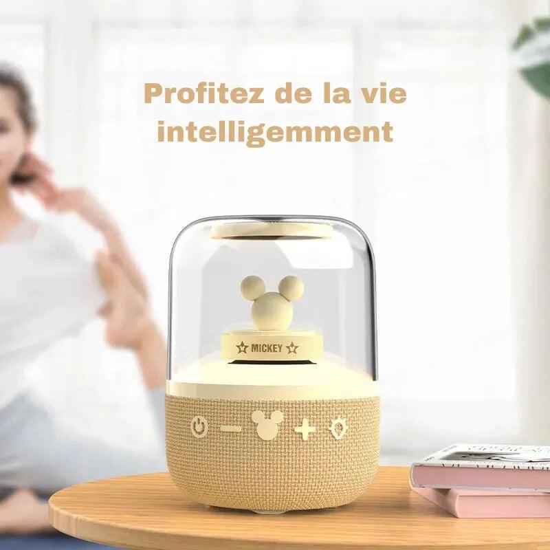 Lampe Bluetooth Enceinte Mickey - Veilleuse de rêve 