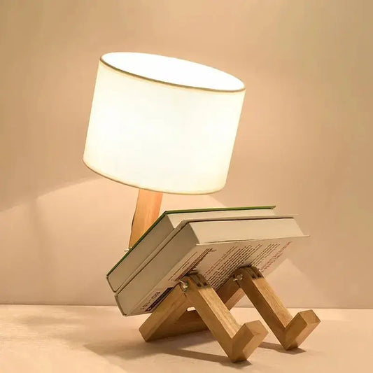 Veilleuse de rêve  Lampe De Chevet Bois | Forme D'homme Veilleuse de rêve Lampe De Chevet Bois Lampe de chevet design