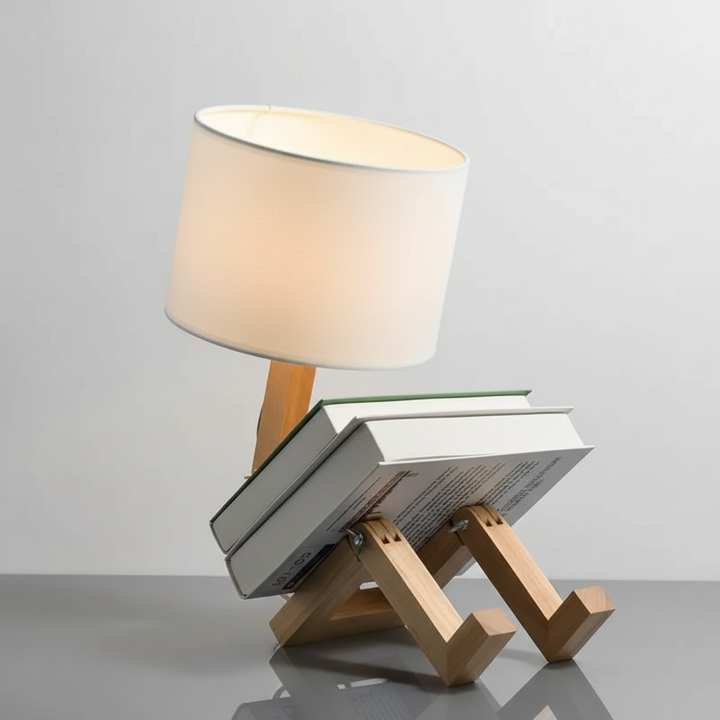 Lampe Bonhomme Bois Veilleuse de rêve